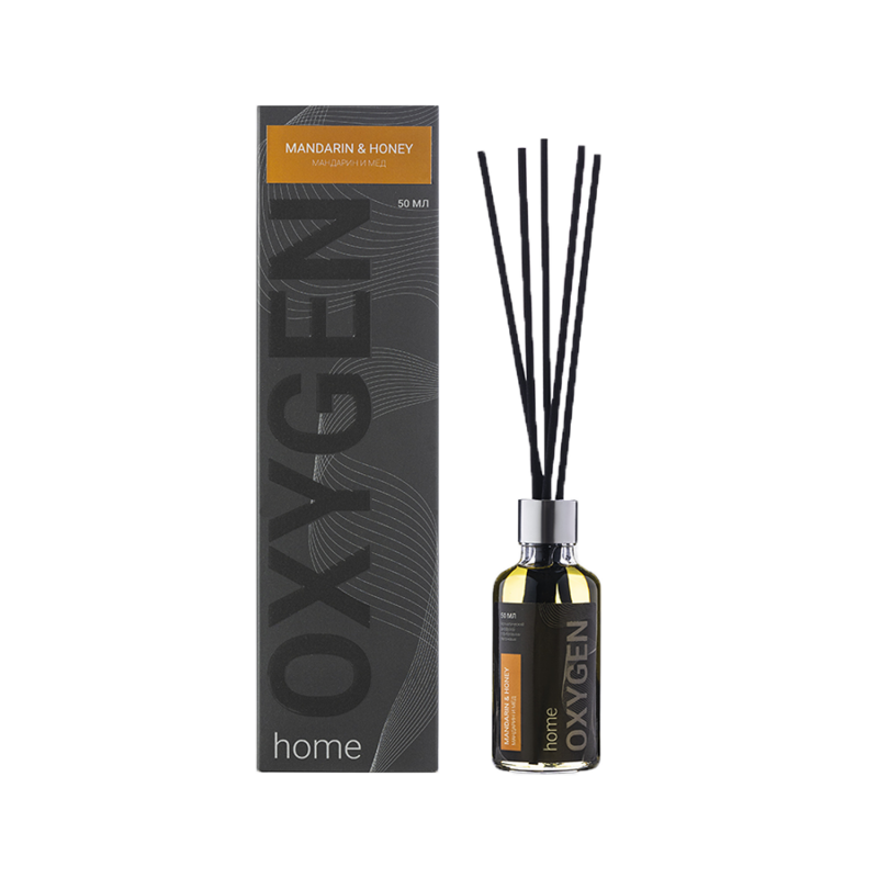 Ароматический диффузор "Мандарин и мед" 50мл, Oxygen Home