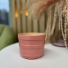 Цветочный горшок розовый гончарный фактурный Fabrica (предпросмотр)