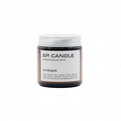Ароматическая свеча "Исландия" SPCandle
